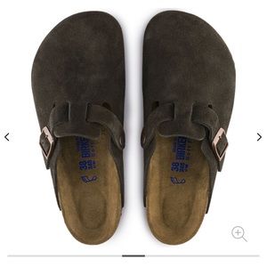 Birkenstock Boston suede leather shoes, size 41